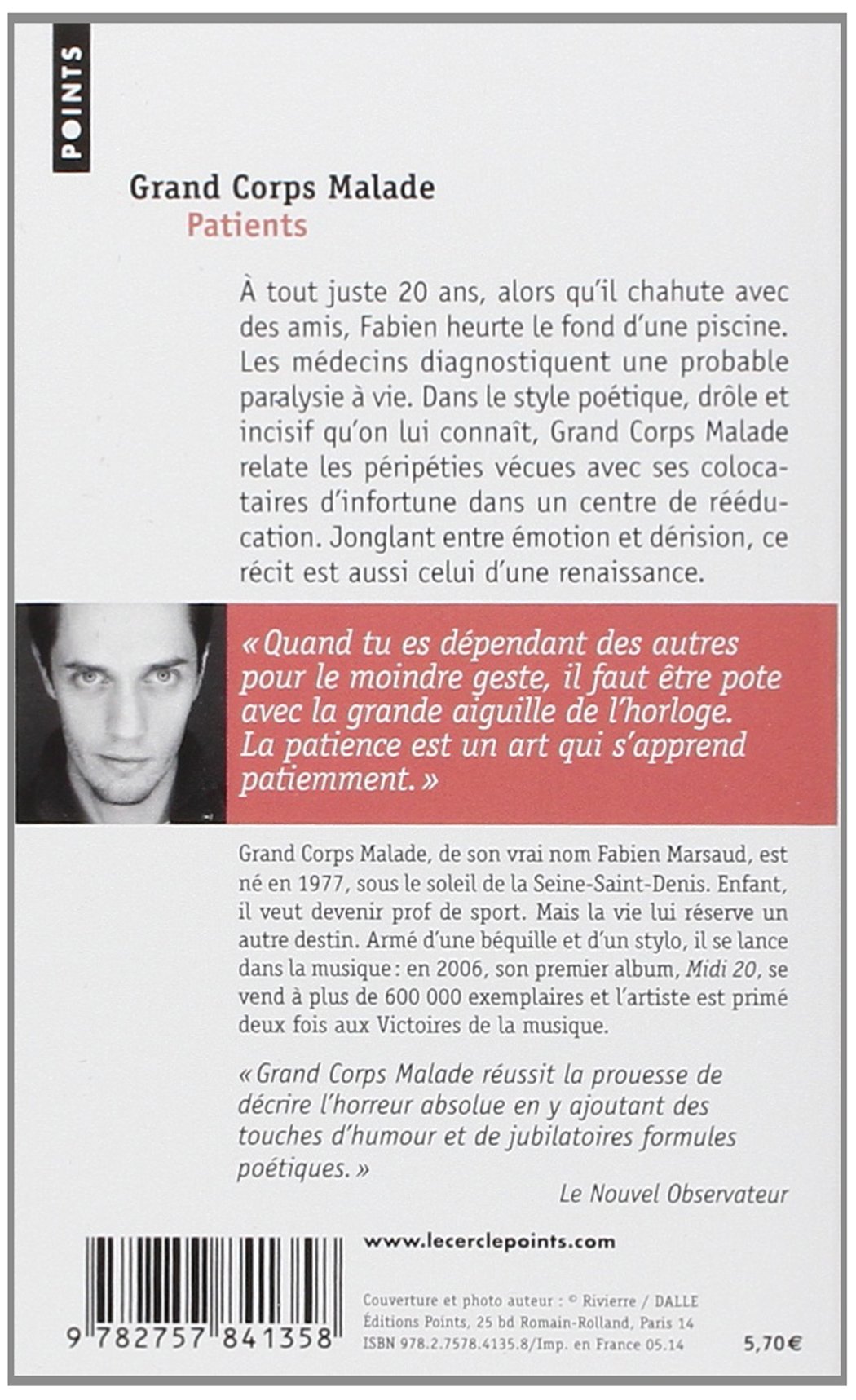 Amazon Fr Patients Grand Corps Malade Livres