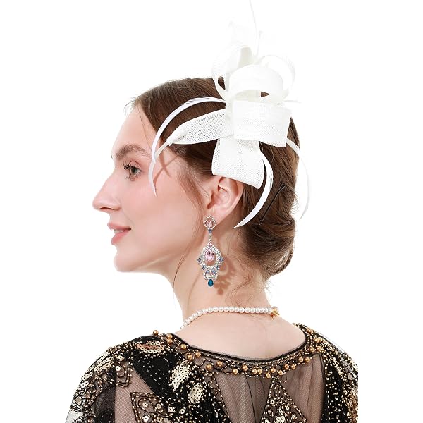 FORBUSITE Fascinators Hat for Women Church Tea Party  display picture 1