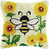 Bee Sunflower Latch Hook Kits for Adults Kids