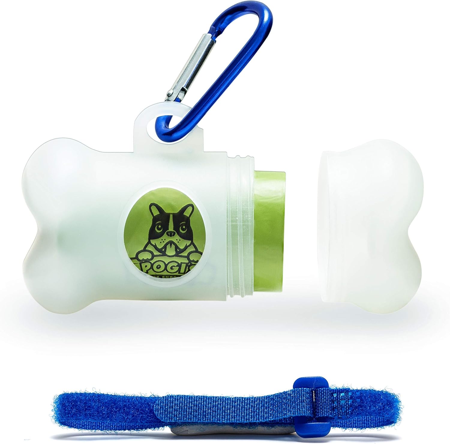 Pogi's Poop Bag Dispenser - Includes 1 Roll (15 Dog Poop Bags) - Scented, Leak-Proof, Earth-Friendly Poop Bags for Dogs : Pet Supplies