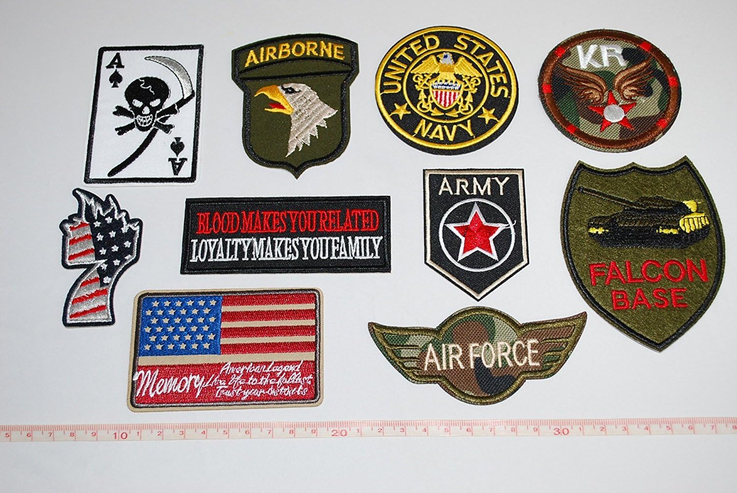 Amazon 厳選 Us アーミー Army 軍物 Newアイロンワッペン 10枚セット ワッペン アップリケ 通販