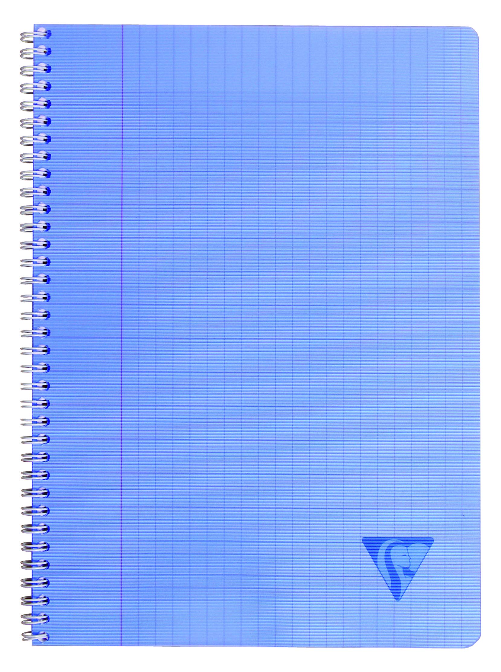 Clairefontaine 328715C LiniColour Fresh Collection Set of 10 Spiral Notebooks 17x22 - 100 Seyes Pages - White Paper 90g - Polypro Cover - Random Colours
