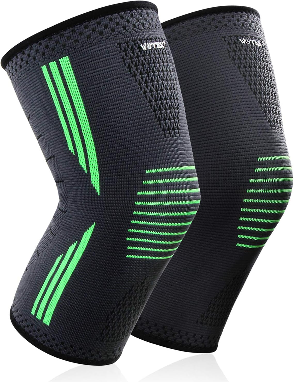 Knee Bandage Sport Meniscus Osteoarthritis – for Men – Pack of 2 Compression Knee Pads Knee Support Knee Support Non-Slip Breathable Knee Pads Against Knee Pain for All Sports