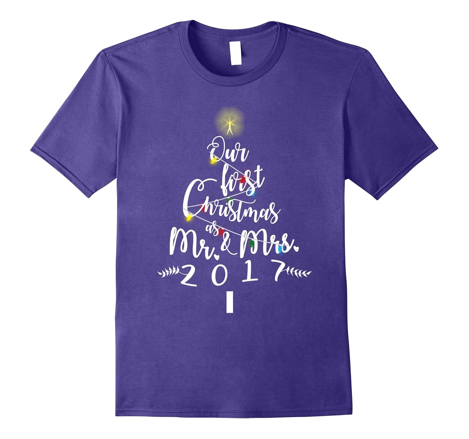 Our First Christmas As Mr. and Mrs. 2017 T Shirt-ANZ