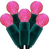YULETIME Pink One-Piece G12 LED Christmas