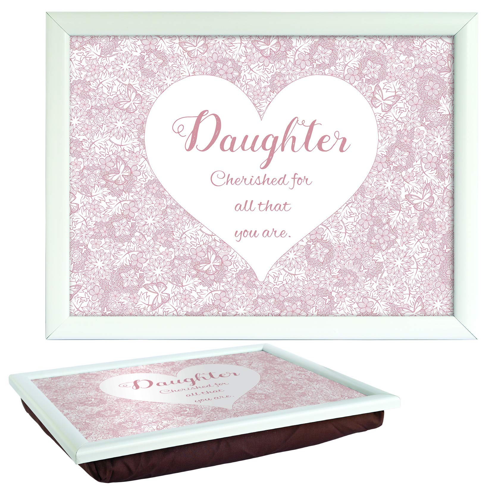 Arora Said with Sentiment 7550 White Lap Tray Daughter