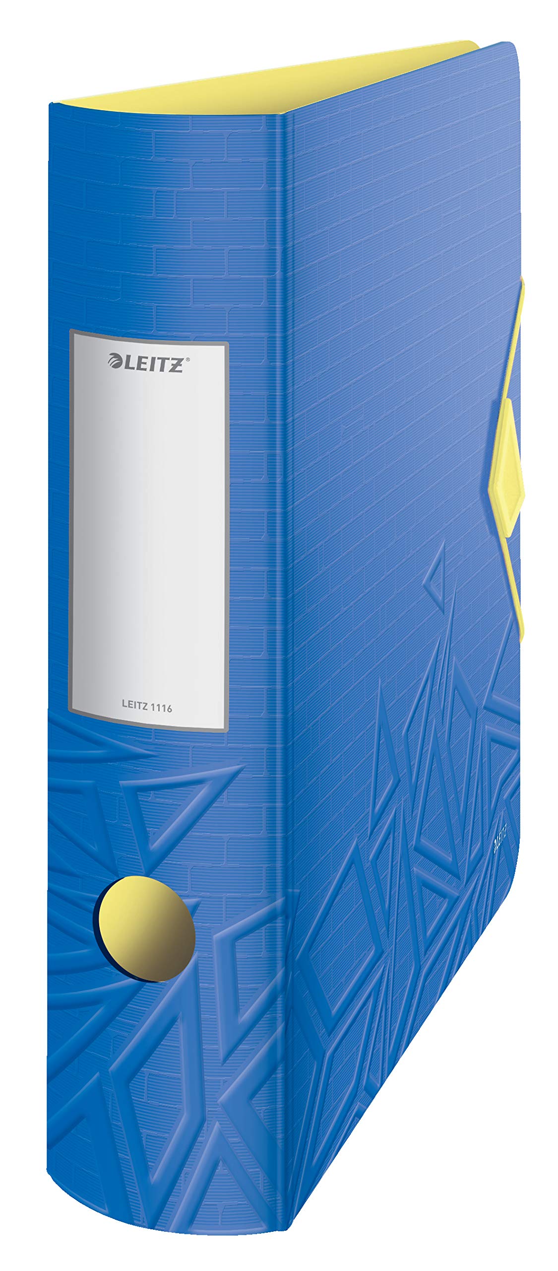 Leitz 180° Active Urban Chic A4 Lever Arch File, Blue, Curved Spine 82mm Width, Elastic Fastening, Light polyfoam, Urban Chic, 11160032