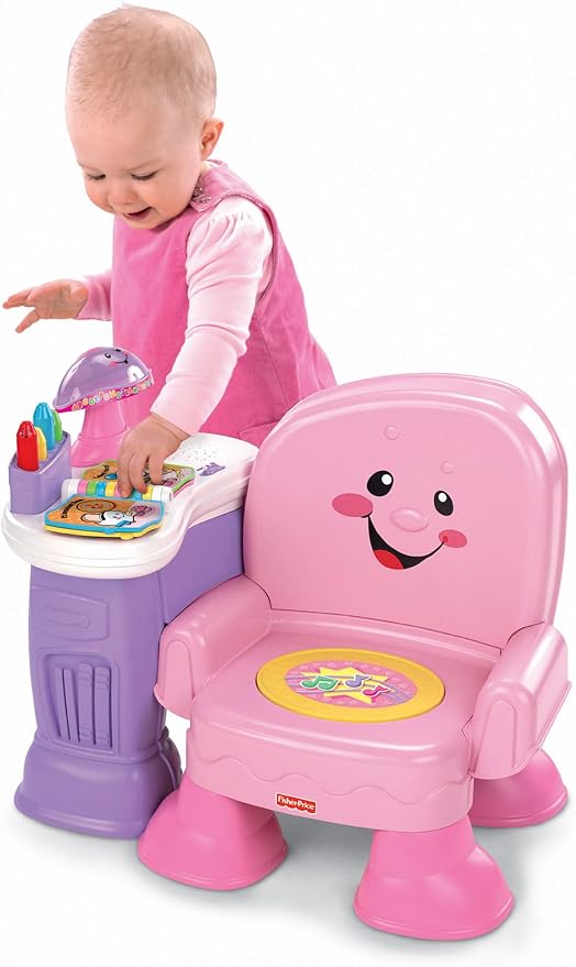 fisher price laugh and learn pink chair