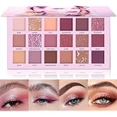 UCANBE Professional 18 Colors Aromas Nude Eyeshadow Palette Long Lasting Multi Reflective Shimmer Matte Glitter Pressed Pearls Eye Shadow Makeup Pallet Kit
