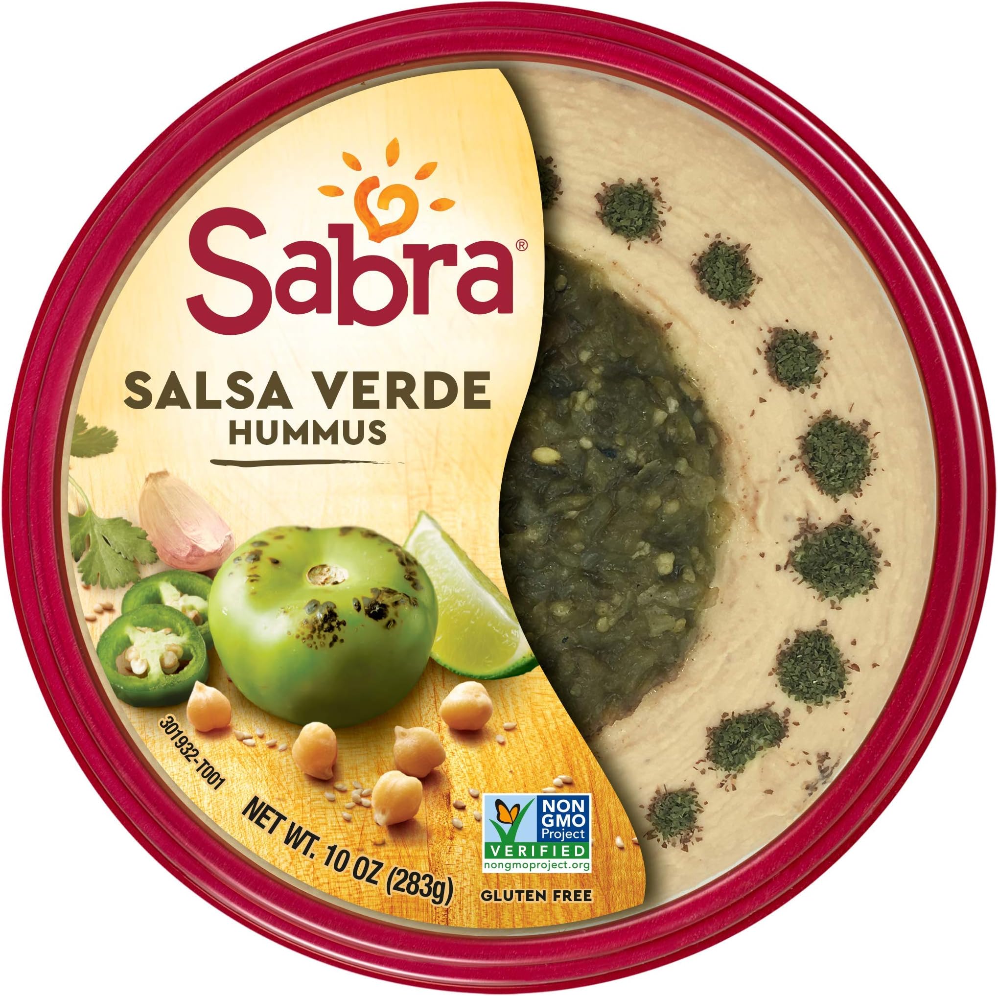 Sabra Salsa Verde Hummus, 10 oz