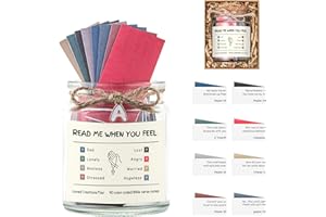 Loved Creations Initial A Read Me When Bible Verses Jar, Spirit-lifiting Jar Christian Gifts for Women, Prayer Bible Verse Accessories, Scripture Study Supplies for Teens Christmas Gifts