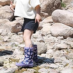LANCDON Toddler Rain Boots for Boys and Girls