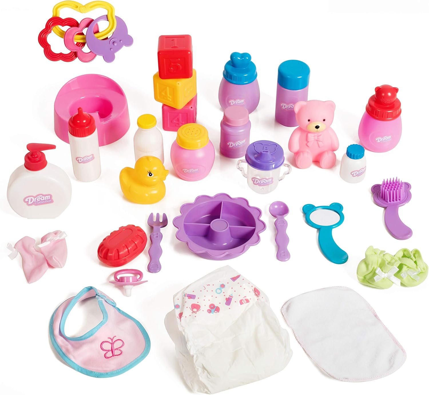mommy & me 4 in 1 doll playset