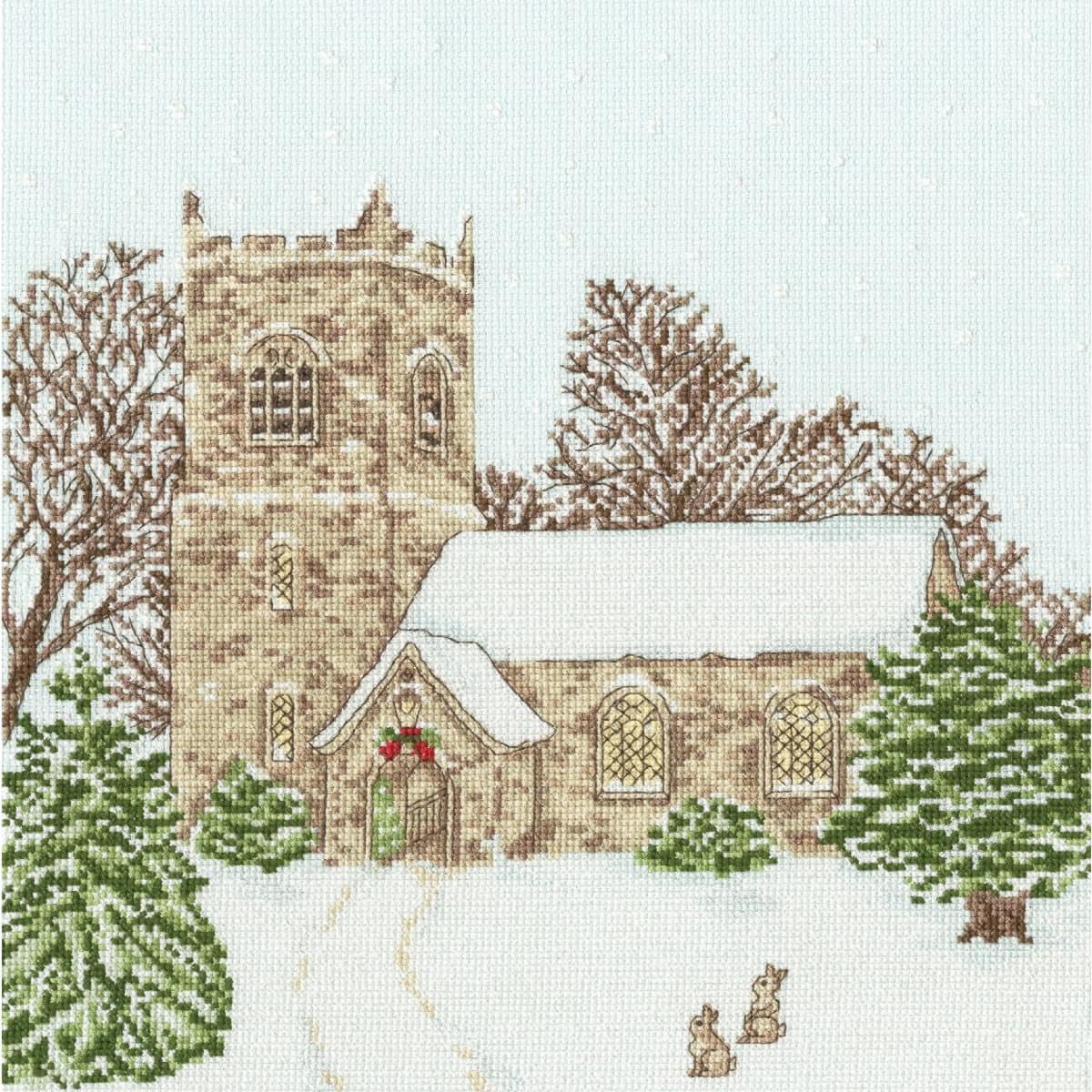 Bothy Threads Cross Stitch Kit - Country Church