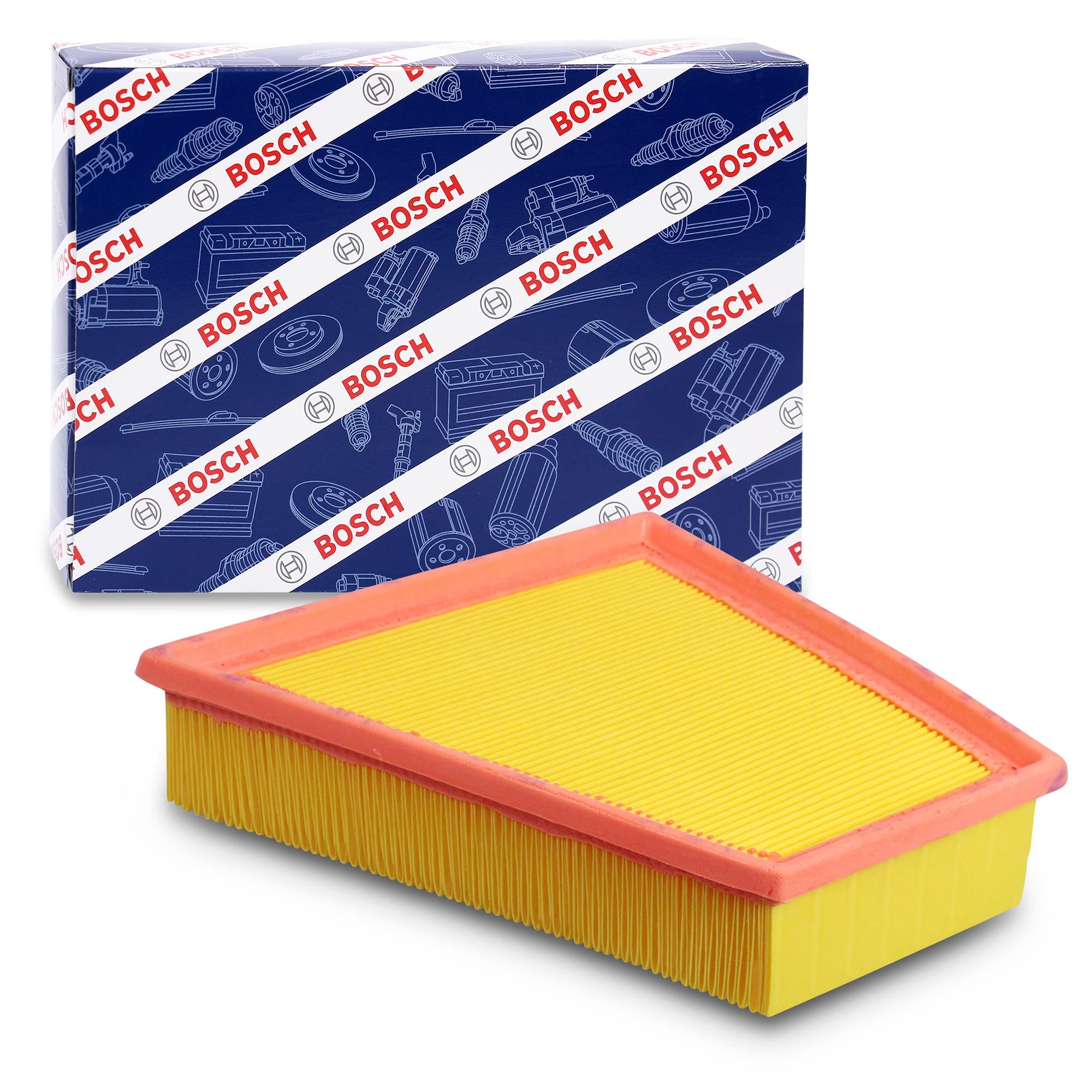 Bosch S3532 Car Air Filter - Separates Particles from the Air Intake - Moisture-resistant plus High Tensile Strength