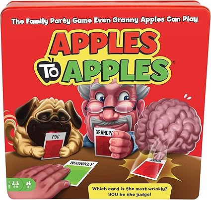Amazon Com Apples To Apples Card Game Party Box Deluxe Metal Case Amazon Exclusive Toys Games