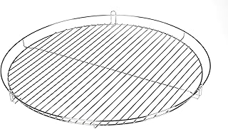 HeRo24 50cm Chrom Grillrost Grill Rost Grillgitter rund (R)