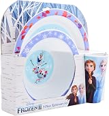 Disney Frozen Kids Tableware Set 3 Piece PP Plate Bowl Cup Tumbler 36m+ view 3