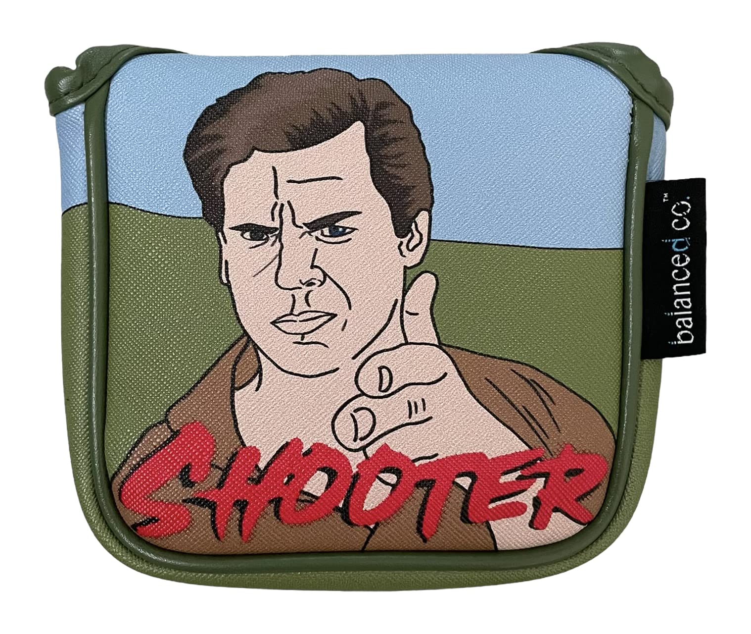 Balanced Co. Funny Golf Putter Headcover (Shooter/Mallet) — image 1