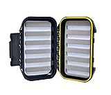 Outdoor Planet Black Waterproof Fly Box Slit Foam