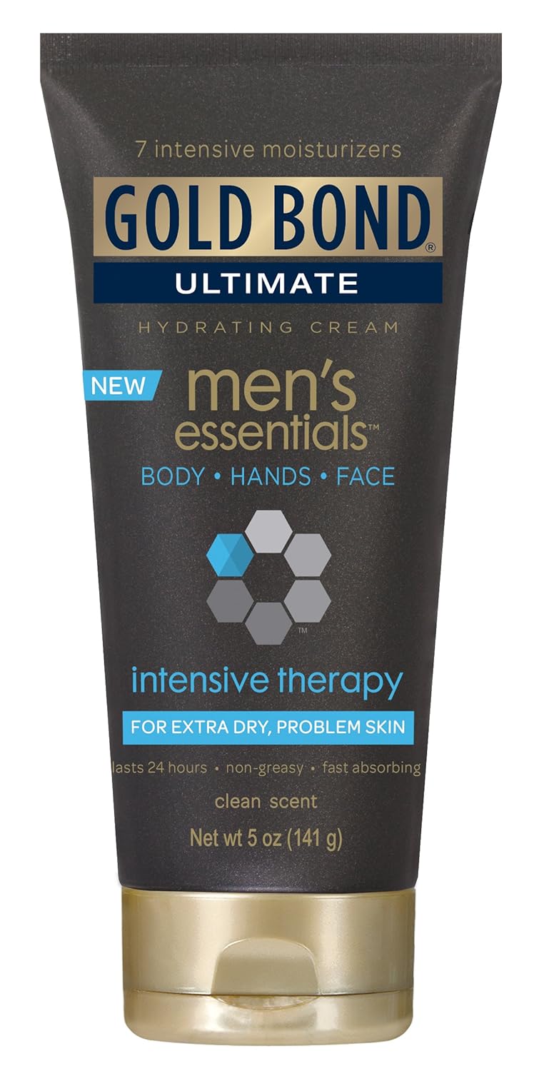 Amazon.com : Gold Bond Men's Essentials Intensive Therapy Cream, 5 Ounce Tube : Beauty