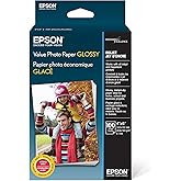 Epson Value Photo Paper Glossy, 4"x6", 100 Sheets (S400034)