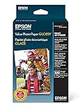 Epson Value Photo Paper Glossy, 4"x6", 100 Sheets