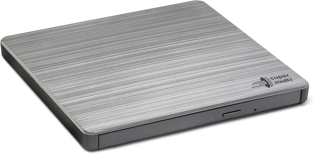 LG Hitachi GP60 External DVD Drive Burner Writer Player Slim USB 2.0 Silver
