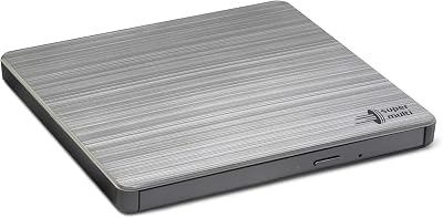 LG Hitachi GP60 External DVD Drive Burner Writer Player Slim USB 2.0 Silver
