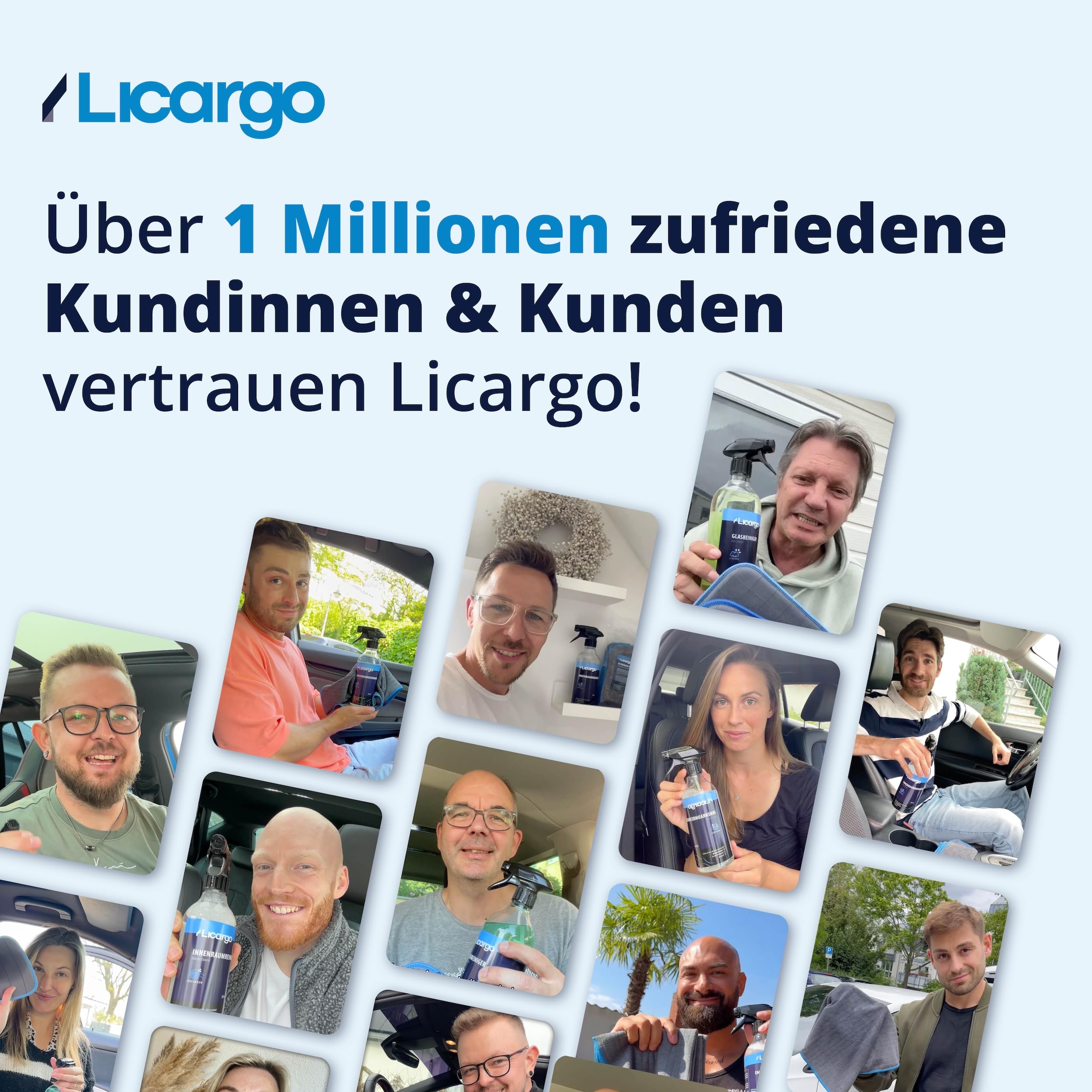 LICARGO® Scheibenversiegelung Auto - extremer Abperleffekt für klare Sicht - Glasversiegelung Auto für wasserabweisende Scheiben - Regenabweiser Autoscheiben mit Lotuseffekt (250ml) 7