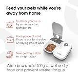 Cat Mate C200 Automatic 2 Meal Timer Pet Feeder 400 g White 401 view 4