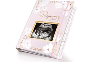Pregnancy Journal, Pregnancy Announcements - 80 Pages Hard Cover Pregnancy Book For Mom To Be Gift - Pregnancy Gifts For New 