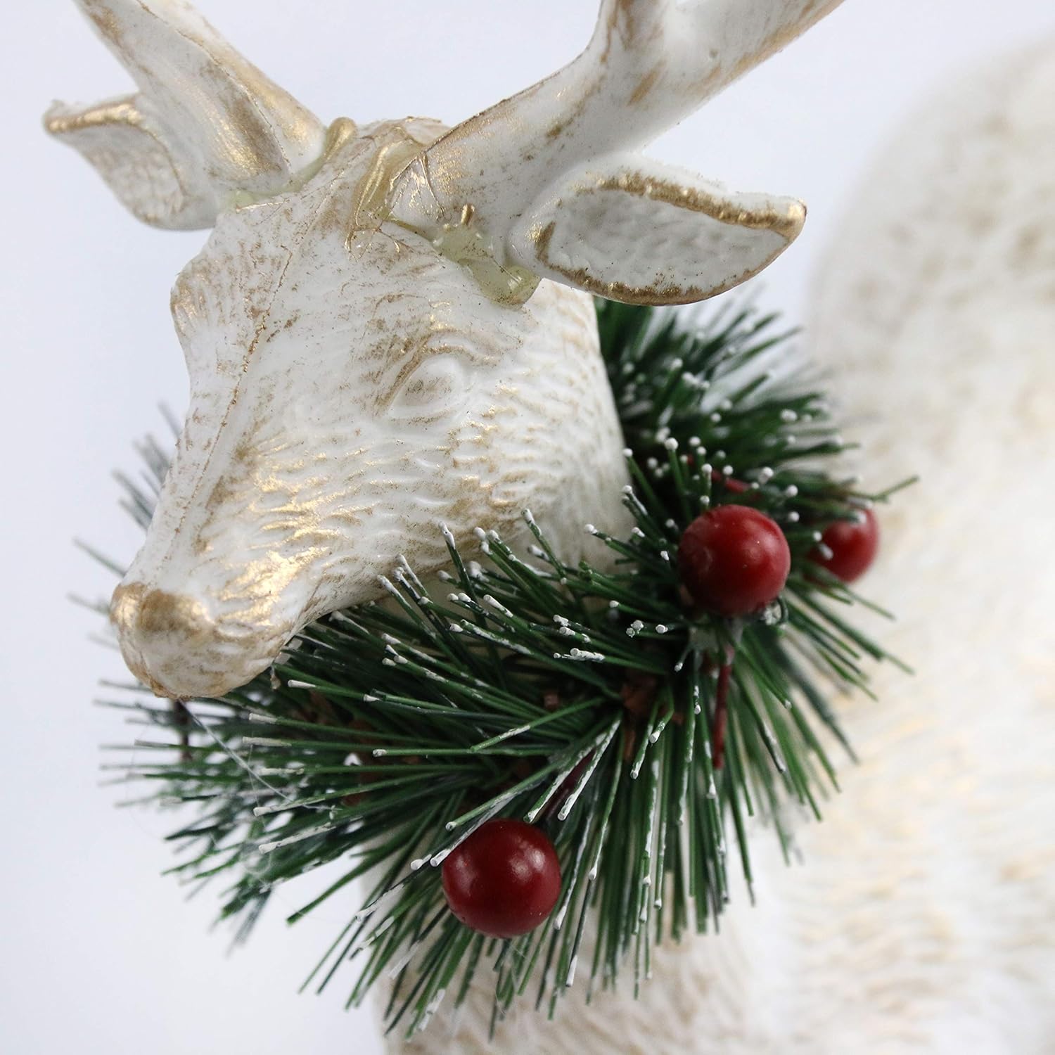 60% off Athoinsu 12 Christmas Reindeer Figurine Table Desk ...