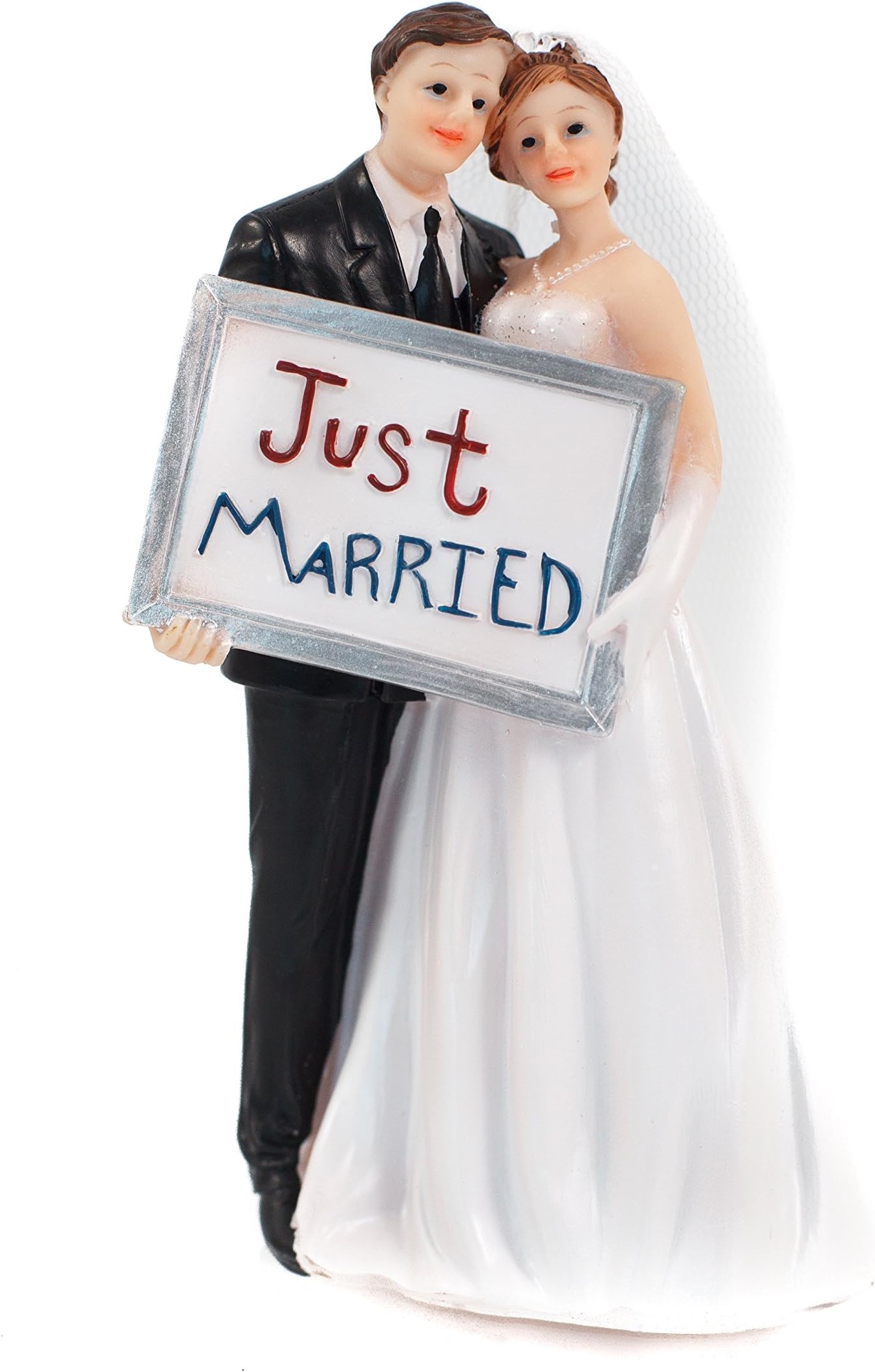WEDDING SENTIMENTALS - Just Married Wedding Cake Topper