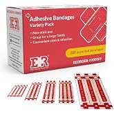 Ever Ready First Aid Quality Adhesive Bandages, Variety Pack of 280 Assorted Bandages,280 Count (Pack of 1)
