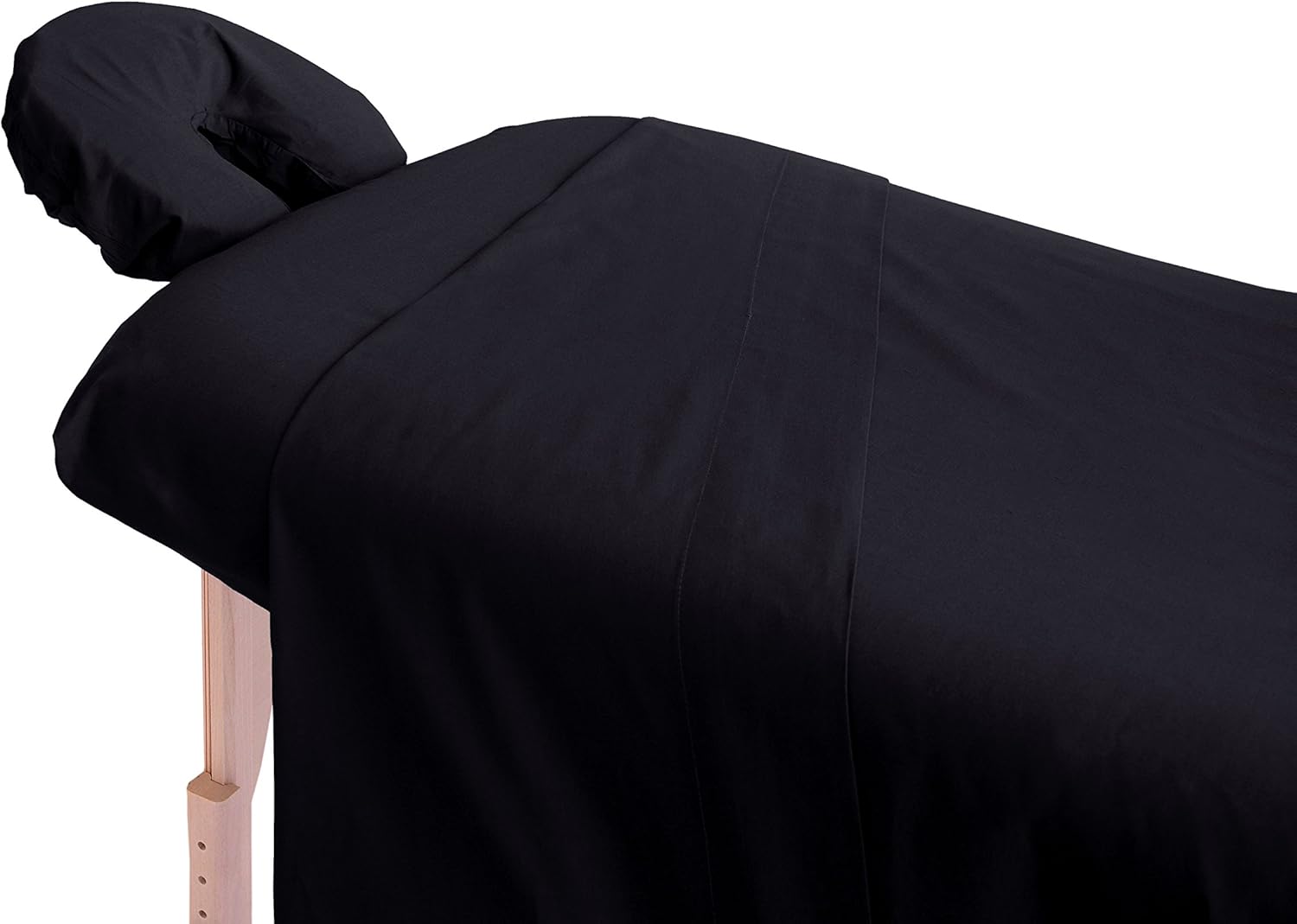 London Linens Polycotton Massage Table Cover Sheet 3 Piece set (Exotic Black): Health & Personal Care