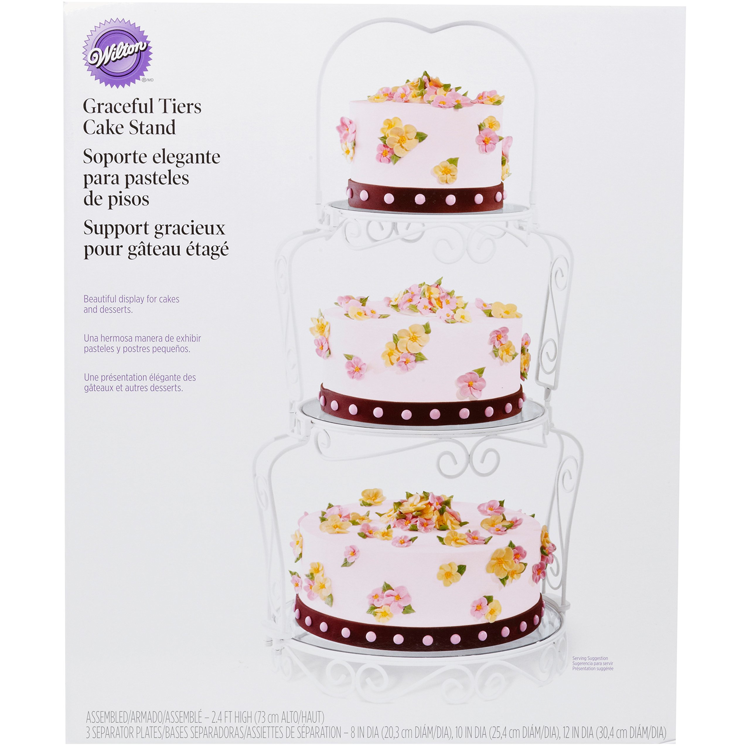 Wilton Graceful Tiers 3Tier Cake Stand eBay
