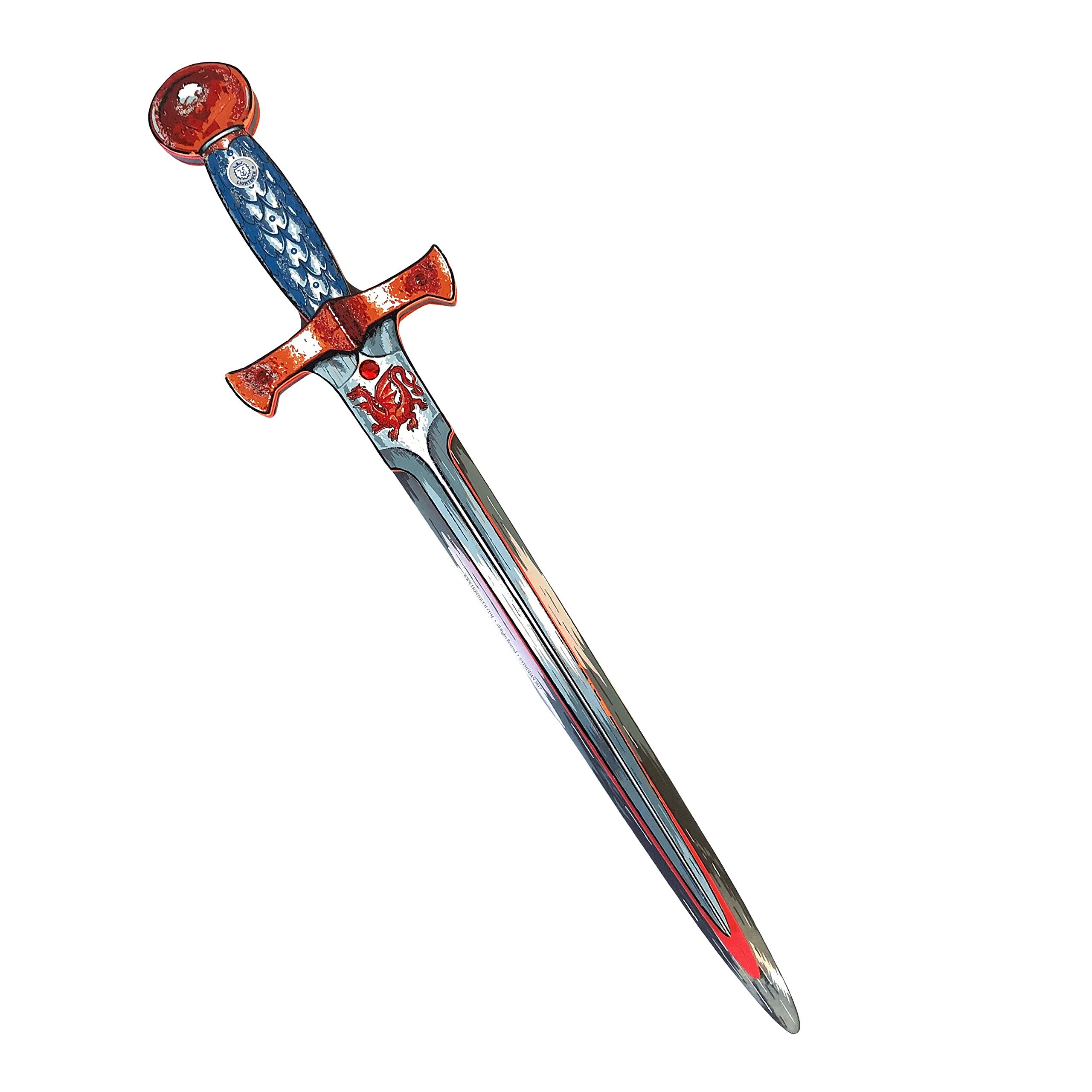 Liontouch - Amber Dragon Knight Sword - For Kids Aged 3+ | Medieval Pretend Play Foam Toy For Kids Ready For Adventures in the Kingdom | Safe Weapon & Battle Accessory For Boys’ Dress Up & Costumes
