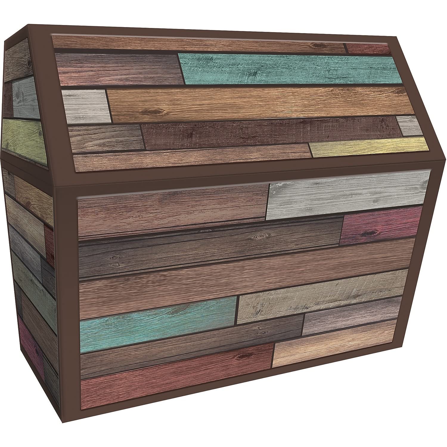 Photo 1 of Teacher Created Resources Reclaimed Wood Cardboard Chest (TCR8588)