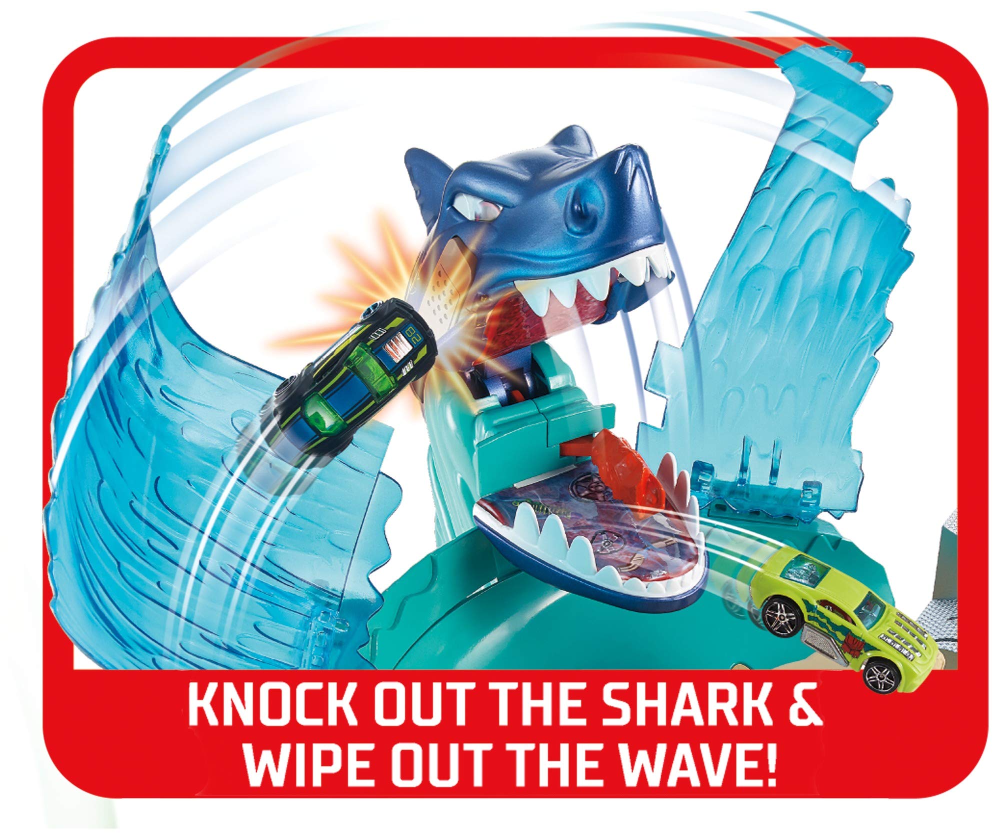 Hot Wheels FNB21 City Shark Beach Battle Play Set, Multicolour Buy