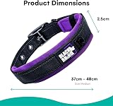 Black Rhino Comfort Collar Ultra Soft Neoprene Padded Dog Collar Large view 3