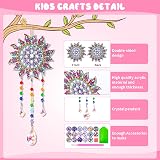 Dikence 5D Diamond Art Wind Chime Kit for Kids 6-12 Sun Catcher Decor view 5