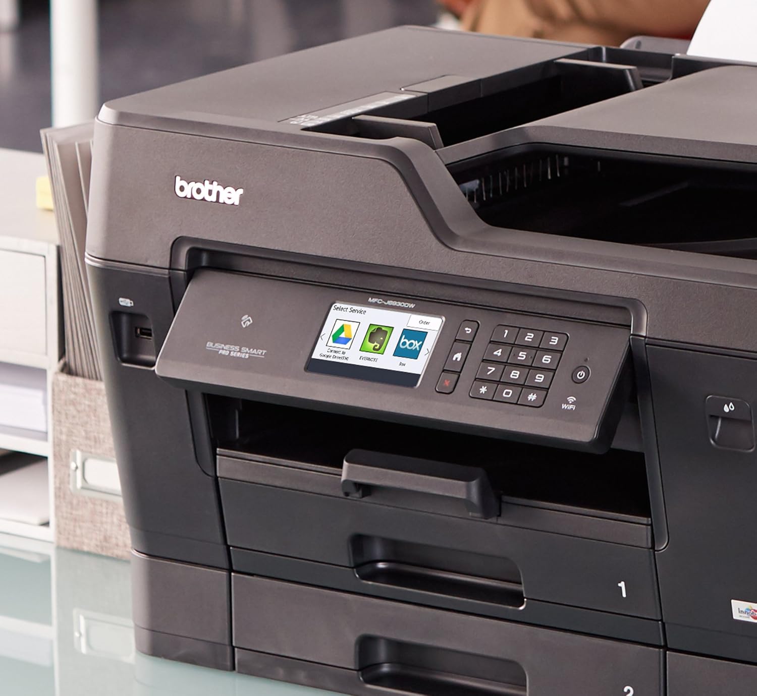 Brother MFC-J6930DW All-in-One Color Inkjet Printer, Wireless Connectivity, Duplex Printing,  Dash Replenishment Ready: Office Products