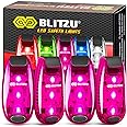 4 Pack LED Safety Light, Clip on Reflective Gear Lights for Walking at Night, Running, Jogging, High Visibility Strobe Light Accessories for Runners, Kids, Hiking, Kayak, Cycling, Camping, Boat
