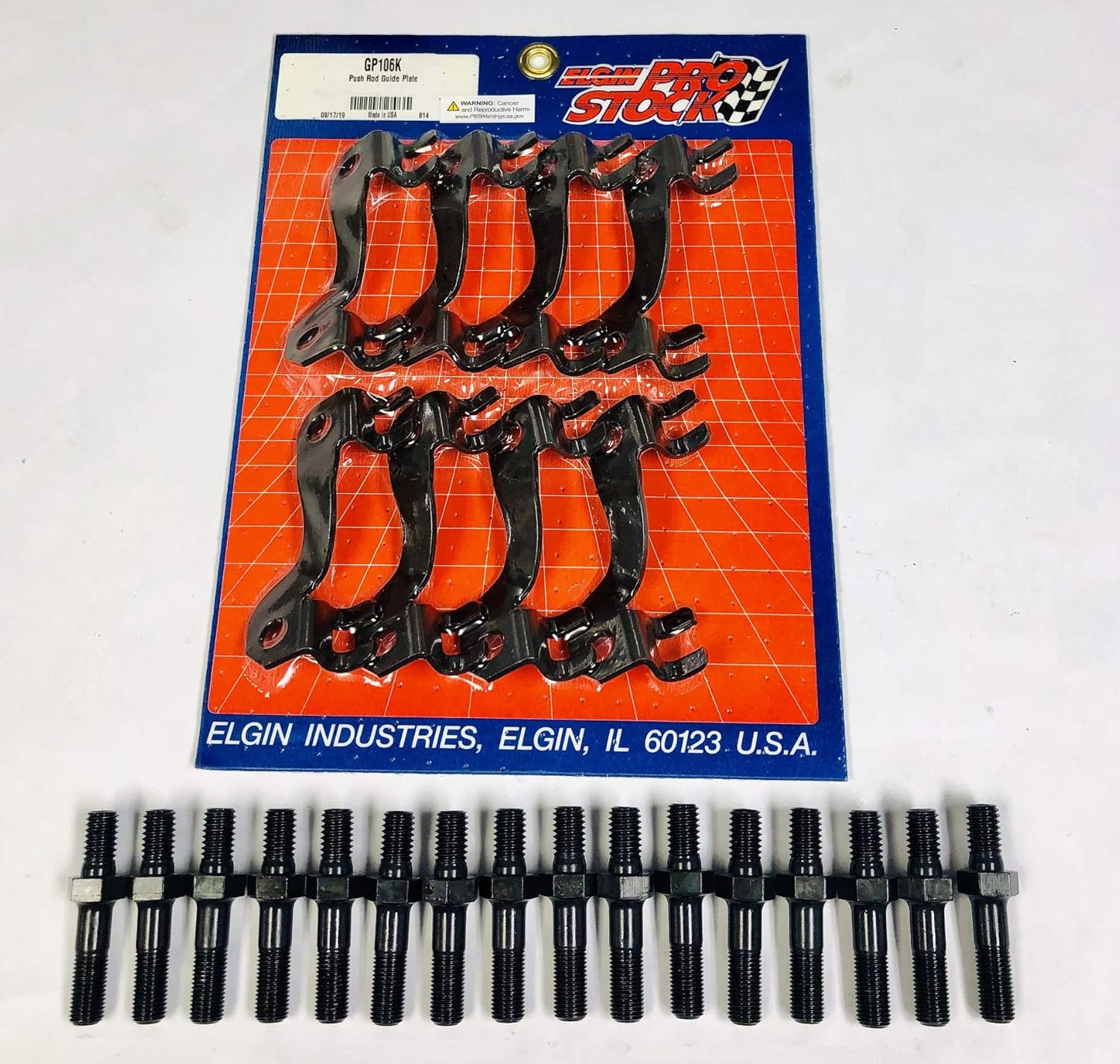 Elgin Industries 7/16" Pushrod Guide Plates & HP Rocker Arm