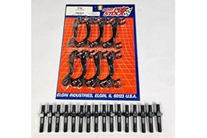 IE PARTS GROUP Elgin Industries 7/16" Pushrod Guide Plates & HP Rocker Arm Studs for Chevy bb 396 402 427 454