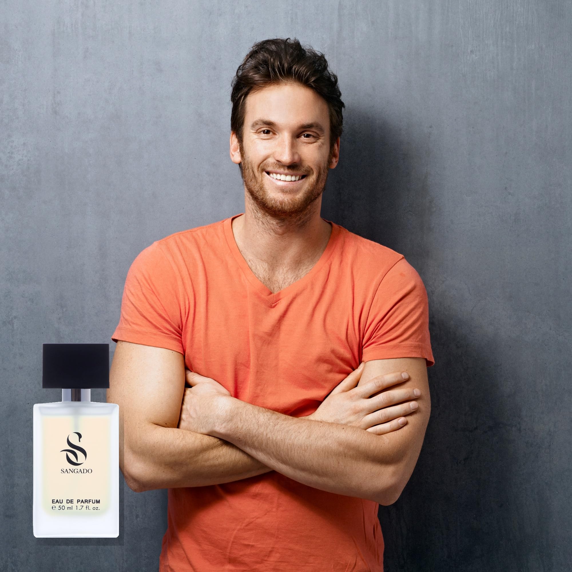 SANGADO Unwiderstehlich, Parfüm für Herren (eau de parfum), 8-10 Stunden Langanhaltend, Luxuriös Duftendes, 50 ml, Code: 631 3