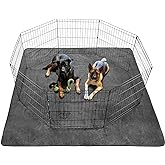 Dog Pee Pad Washable Extra Large, 72x72 Instant Absorb Training Pads, Non-Slip Pet Playpen Mat Waterproof Reusable Floor Mat for Puppy, Senior Dog Whelping Incontinence Housebreaking