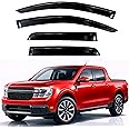 KPY Rain Guards Fit for 2022-2026 Ford Maverick, Out-Channel Window Visors Vent Wind Deflectors 4PC, Truck Accessories for 22