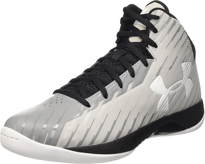 Amazon.com | Under Armour Mens UA Jet Sneaker (10, Steel/Black/White) | Shoes